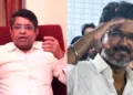 ജ്യോത്സ്യന്‍ രാധന്‍ പണ്ഡിറ്റ് (ഇടത്ത്)