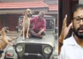 ഇഡിയ്ക്കെതിരെ മുട്ടയെറിഞ്ഞ സിപിഎം ഗുണ്ട ഐ.പി. ബിനു (ഇടത്ത്) യുവരാജ് ഗോകുല്‍ (വലത്ത്)
