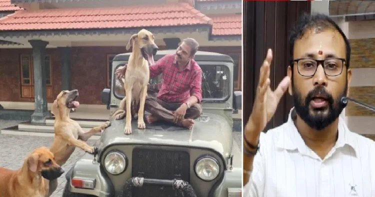 ഇഡിയ്ക്കെതിരെ മുട്ടയെറിഞ്ഞ സിപിഎം ഗുണ്ട ഐ.പി. ബിനു (ഇടത്ത്) യുവരാജ് ഗോകുല്‍ (വലത്ത്)