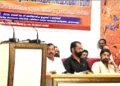 ഭാരതീയ ജ്യോതിഷ വിചാര സംഘത്തിന്റെ ആഭിമുഖ്യത്തില്‍ എറണാകുളത്ത് നടന്ന ജ്യോതിഷ താന്ത്രിക സമന്വയ
സംഗമം ബിഎംഎസ് സംസ്ഥാന പ്രസിഡന്റ് ശിവജി സുദര്‍ശന്‍ ഉദ്ഘാടനം ചെയ്യുന്നു