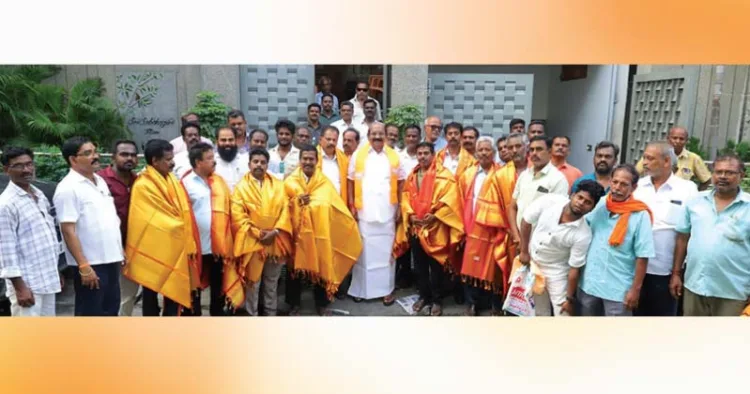 പോണ്ടിച്ചേരി ഇന്ത്യന്‍ കോഫി ഹൗസ് സര്‍വീസ് സൊസെറ്റിയിലേക്ക് തെരഞ്ഞെടുക്കപ്പെട്ട ബിഎംഎസ് ഭാരതീയ കോഫീ വര്‍ക്കേഴ്‌സ് സംഘ് പ്രതിനിധികള്‍