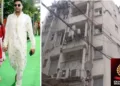 അഭിഷേക് ബാനര്‍ജിയും ഭാര്യയും(ഇടത്ത്) നാല് നിലയുള്ള അഭിഷേക് ബാനര്‍ജിയുടെ ആഡംബര വസതി (വലത്ത്)