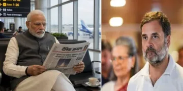 നീറ്റ് പരീക്ഷയെഴുതുന്ന വിദ്യാര്‍ത്ഥികളുടെ പരീക്ഷാകേന്ദ്രങ്ങളിലേക്കുള്ള യാത്രയ്ക്ക് തടസ്സമാകാതിരിക്കാന്‍ മോദി വിമാനത്താവളത്തില്‍ കാത്തിരുന്നത് 45 മിനിറ്റോളം (ഇടത്ത്) കര്‍ണ്ണാടകയിലെ കെപിസിസി അധ്യക്ഷന്‍റെ സത്യപ്രതിജ്ഞാച്ചടങ്ങ് കാരണം നീറ്റ് പരീക്ഷയെഴുതുന്ന കുട്ടികളില്‍ നിരവധി പേരാണ് കര്‍ണ്ണാടകയില്‍ റോഡ് ട്രാഫിക്കില്‍ കുടുങ്ങിയത്