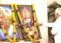 ഭാരതീയ ശിക്ഷണ്‍ മണ്ഡല്‍ ആര്‍ട്ട് ഓഫ് ലിവിങ് ഇന്റര്‍നാഷണല്‍ സെന്ററില്‍ സംഘടിപ്പിച്ച ത്രിദിന ദേശീയ സമ്മേളനത്തിന്റെ സമാപനം ആര്‍എസ്എസ് സര്‍സംഘചാലക് ഡോ. മോഹന്‍ ഭാഗവത് ഉദ്ഘാടനം ചെയ്യുന്നു