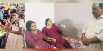 1.പാര്‍ത്ഥിപ് പഠിച്ച കാര്‍മല്‍ സ്‌കൂളില്‍ മൃതദേഹം എത്തിച്ചപ്പോള്‍ വിതുമ്പുന്ന സഹപാഠികള്‍, 2. ബിജെപി നിയമസഭാകക്ഷി നേതാവ് ബി.ബി. ഗോപകുമാര്‍ പാര്‍ത്ഥിപിന്റെ ഭവനത്തിലെത്തി ബന്ധുക്കളെ ആശ്വസിപ്പിക്കുന്നു