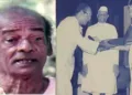 1965 ല്‍ ചെമ്മീന്‍ സിനിമക്ക് കിട്ടിയ ഫിലിം അവാര്‍ഡ് ഇന്ദിരാഗാന്ധിയില്‍ നിന്ന് എസ്.പി.പിള്ള ഏറ്റുവാങ്ങുന്നു. ഉപരാഷ്ടപതി നീലം സജ്ജീവറെഡ്ഡി സമീപം