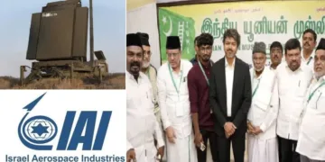 ഇസ്രയേല്‍ നിര്‍മ്മിക്കാന്‍ പോകുന്ന റഡാര്‍ (ഇടത്ത് മുകളില്‍) തമിഴ്നാട്ടില്‍ റഡാര്‍ നിര്‍മ്മിക്കുന്ന ഇസ്രയേല്‍ എയ്റോസ്പേസ് ഇന്‍ഡസ്ട്രീസിന്‍റെ ലോഗോ (ഇടത്ത് താഴെ) ജോസഫ് വിജയും മുസ്ലിംലീഗ് മന്ത്രിയും ലീഗ് നേതാക്കളും (വലത്ത്)