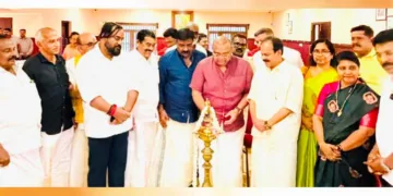 ബിഡിജെഎസ് സംസ്ഥാന കൗണ്സില് യോഗം സംസ്ഥാന അധ്യക്ഷന് തുഷാര് വെള്ളാപ്പള്ളി ഉദ്ഘാടനം ചെയ്യുന്നു