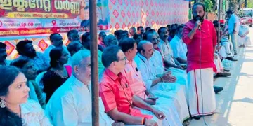 സാവരിയ ബസന്തിന്റെ കൊലപാതകം സിബിഐ
അന്വേഷിക്കണമെന്നാവശ്യപ്പെട്ട് ബിജെപി ആലപ്പുഴ
നോര്ത്ത് ജില്ലാ കമ്മിറ്റി സംഘടിപ്പിച്ച കളക്ട്രേറ്റ് ധര്ണ
സംസ്ഥാന ജനറല് സെക്രട്ടറി അഡ്വ. എസ്. സുരേഷ്
ഉദ്ഘാടനം ചെയ്യുന്നു