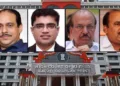 മുഹമ്മദ് ഹനീഷ്, കെ. ബിജു, പി.കെ. കുഞ്ഞാലിക്കുട്ടി, ആര്‍. ചന്ദ്രശേഖരന്‍