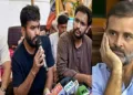 കോക്രോച്ച് ജനതാ പാര്ട്ടി നേതാക്കളായ സൗരവ് ദാസ്, അഭിജിത് ദിപ്കെ, അശുതോഷ് രങ്ക എന്നിവര് (ഇടത്ത്)