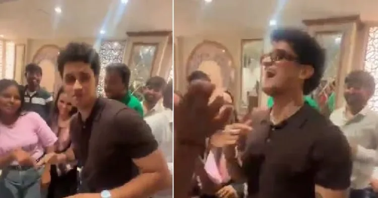 സിജെപി നേതാക്കള്‍ ദല്‍ഹിയിലെ സ്റ്റാര്‍ ഹോട്ടലില്‍ നടത്തിയ വന്‍ വിജയാഹ്ളാദപാര്‍ട്ടി. സിജെപി വക്താവ് സൗരവ് ദാസ്, അശുതോഷ് റാങ്ക എന്നിവര്‍ ആടിപ്പാടുന്നത് വീഡിയോയില്‍ കാണാം.