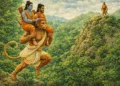 ശ്രീരാമലക്ഷ്മണന്മാരേ ചുലിലേറ്റി മാരുതി സുഗ്രീവ സവിധത്തിലേക്ക്