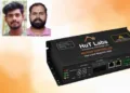1. ഡോ. രാജേഷ് കണ്ണന്‍, ജെസില്‍ മരിയോ. പി.എസ്., ഡോ. ശക്തിപ്രസാദ്, 2. ഹട്ട് ലാബ്‌സിലെ ഗവേഷകര്‍ വികസിപ്പിച്ചെടുത്ത 'നിയന്ത്ര' എന്ന് പേരിട്ടിരിക്കുന്ന മോഷന്‍ കണ്‍ട്രോളര്‍