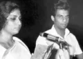 എസ്. ജാനകിയും യേശുദാസും റിക്കോര്ഡിങ്ങിനിടെ