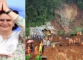 പ്രിയങ്ക ഗാന്ധി(ഇടത്ത്) വയനാട്ടിലെ കള്ളാടി (വലത്ത്)