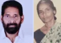 കരമന ജയന്‍ (ഇടത്ത്) അമ്മ (വലത്ത്)