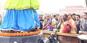 രാഷ്ട്രപതി ദ്രൗപദി മുര്‍മു പുരി ജഗന്നാഥ ക്ഷേത്രത്തില്‍ ദര്‍ശനം നടത്തുന്നു (ഫയല്‍)