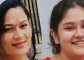 കൊല്ലപ്പെട്ട അമ്മ നീരജ ശര്മ്മ (ഇടത്ത്) അമ്മയെ വാഹനമിടിച്ച് കൊല്ലാന് ക്വട്ടേഷന് നല്കിയ മകള് ആയുഷി ശര്മ്മ (വലത്ത്)