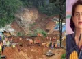 വയനാട്ടിലെ കള്ളാടിയില് പ്രകൃതിദുരന്തം നാശം വിതച്ച ഭൂമിയില് മൃതദേഹങ്ങള്ക്ക് വേണ്ടി തിരച്ചില് (ഇടത്ത്)