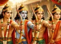 നാല് പുത്രന്മാര്. രാമന്, ലക്ഷ്മണന്, ഭരതന്, ശത്രുഘ്നന്
