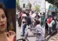 രഞ്ജിനി ഹരിദാസ് പറയുന്നതിനപ്പുറമുള്ള ചില സത്യങ്ങള്....പൊലീസുകാരെ കടന്നലുകളെപ്പോലെ കൂട്ടം കൂടി സിജെപി വിദ്യാര്ത്ഥികള് ആക്രമിക്കുന്ന ചില ദൃശ്യങ്ങള് (നടുവിലും വലത്തും)