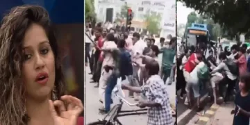 രഞ്ജിനി ഹരിദാസ് പറയുന്നതിനപ്പുറമുള്ള ചില സത്യങ്ങള്....പൊലീസുകാരെ കടന്നലുകളെപ്പോലെ കൂട്ടം കൂടി സിജെപി വിദ്യാര്ത്ഥികള് ആക്രമിക്കുന്ന ചില ദൃശ്യങ്ങള് (നടുവിലും വലത്തും)