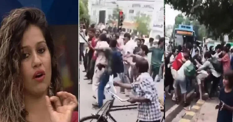 രഞ്ജിനി ഹരിദാസ് പറയുന്നതിനപ്പുറമുള്ള ചില സത്യങ്ങള്....പൊലീസുകാരെ കടന്നലുകളെപ്പോലെ കൂട്ടം കൂടി സിജെപി വിദ്യാര്ത്ഥികള് ആക്രമിക്കുന്ന ചില ദൃശ്യങ്ങള് (നടുവിലും വലത്തും)