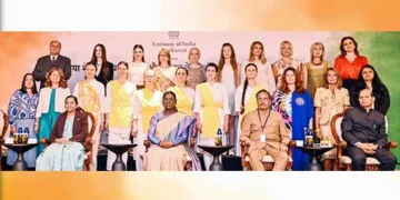 റൊമാനിയ സന്ദര്‍ശനത്തിന്റെ അവസാന ദിവസം രാഷ്ട്രപതി ദ്രൗപദി മുര്‍മുവിന് ബുക്കാറെസ്റ്റില്‍ ഭാരത സമൂഹം നല്‍കിയ സ്വീകരണം