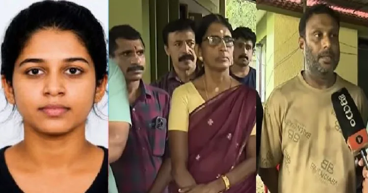 സാവരിയയുടെ വീട്ടില്‍ എത്തിയ ശശികല ടീച്ചര്‍ (നടുവില്‍) സാവരിയയുടെ ഇളയച്ഛന്‍ (വലത്ത്)