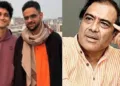 സിജെപി വക്താവ് സൗരവ് ദാസ് രാജ്യദ്രോഹക്കുറ്റത്തിന് ജയിലില് കഴിയുന്ന ഉമര് ഖാലിദിനൊപ്പം (ഇടത്ത്) സുപ്രീംകോടതി അഭിഭാഷകന് മഹേഷ് ജെത് മലാനി (വലത്ത്)