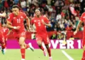 അള്ജീരിയയ്ക്കെതിരെ സ്വിറ്റ്സര്ലന്ഡിന്റെ വിജയാഘോഷം