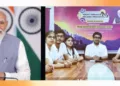 വികസിത് വൈബ്രന്റ് വില്ലേജ് പരിപാടിയെ പ്രധാനമന്ത്രി നരേന്ദ്രമോദി വെര്‍ച്വലായി അഭിസംബോധന ചെയ്യുന്നു