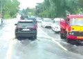 എസി റോഡില്‍ കിടങ്ങറയ്ക്ക് കിഴക്ക് ഭാഗത്ത് വെള്ളം കയറിയ നിലയില്‍