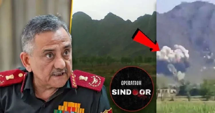 പാകിസ്ഥാന്റെ ആണവകേന്ദ്രമായ കിരാന ഹില്സില് ഇന്ത്യ നടത്തിയ സ്ഫോടനം (വലത്ത്) ഇന്ത്യയുടെ മുന് സംയുക്ത സേനാമേധാവി അനില് ചൗഹാന് (ഇടത്ത്)