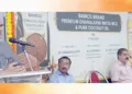 ബാംകോയുടെ പുതിയ ഉത്പന്നങ്ങള്‍ പുറത്തിറക്കുന്ന യോഗത്തില്‍ സി. സദാനന്ദന്‍ മാസ്റ്റര്‍ എംപി സംസാരിക്കുന്നു