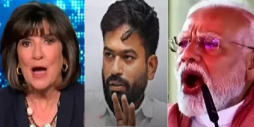 ഭരണം അട്ടിമറിക്കുന്നതിനുള്ള റിപ്പോര്‍ട്ടിങ്ങിന് മുന്നിട്ടിറങ്ങാറുള്ള സിഎന്‍എന്‍ ലേഖിക ക്രിസ്റ്റ്യാന്‍ അമന്‍പൂര്‍ (ഇടത്ത്) അഭിജിത് ദീപ്കെ (നടുവില്‍)