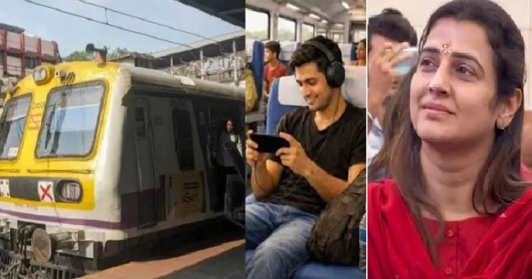 മുംബൈയിലെ ബിജെപി കൗണ്‍സില്‍ തേജസ്വി ഘോസാല്‍ക്കര്‍ (വലത്ത്)