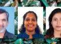 പ്രൊഫ. ഡോ. എന്‍. ചന്ദ്രമോഹനകുമാര്‍, ദിവ്യ കെ.ആര്‍, സായ്പ്രിയ ടി.പി.