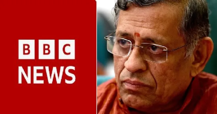 പത്രപ്രവര്‍ത്തകന്‍ എസ് ഗുരുമൂര്‍ത്തി(വലത്ത്)