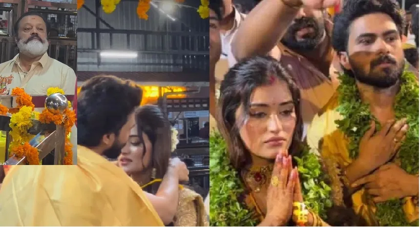 ഗുരുവായൂരപ്പന്റെ മുന്നിൽ സുമംഗലിയായി ബിഗ്ബോസ് വിന്നർ അനുമോൾ, ആശീർവാദമേകാൻ സുരേഷ് ഗോപിയും