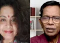 ജെ.കെ. അംബിക (ഇടത്ത്)