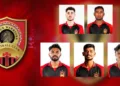 അസിയര്‍ ഗോമസ്, പ്രഗ്യാന്‍ സുന്ദര്‍ ഗോഗോയ്, ഫസലു റഹ്മാന്‍, ജോബിന്‍ ജോസഫ്, മുഹമ്മദ് ഷാഫി