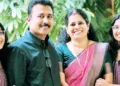 ദേശീയ അദ്ധ്യാപക അവാര്‍ഡ് നേടിയ സുനില്‍കുമാറും കുടുംബവും