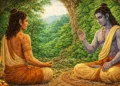 ശ്രീരാമന്‍ ലക്ഷ്മണന് ക്രിയാമാര്‍ഗോപദേശം നല്‍കുന്നു