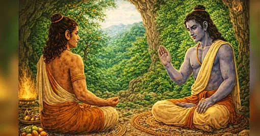 ശ്രീരാമന് ലക്ഷ്മണന് ക്രിയാമാര്ഗോപദേശം നല്കുന്നു