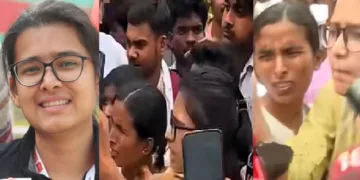 14 ദിവസത്തിന് ശേഷം സമരത്തിലേക്ക് കടന്നുവന്ന ഇടത് പക്ഷ വിദ്യാര്ത്ഥി നേതാവ് നേഹ ബോറയ്ക്കെതിരെ ജാര്ഖണ്ഡിലെ വിദ്യാര്ത്ഥികള് പ്രതിഷേധിക്കുന്നു