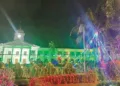 ഓണാഘോഷത്തോടനുബന്ധിച്ച് സെക്രട്ടേറിയറ്റ് ദീപാലംകൃതമായപ്പോള്‍