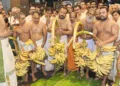 ചിങ്ങത്തിലെ ഉത്രാട ദിനമായ ഇന്നലെ ഗുരുവായൂര്‍ ശ്രീകൃഷ്ണസ്വാമി ക്ഷേത്രത്തില്‍ നടന്ന കാഴ്ചക്കുല സമര്‍പ്പണം