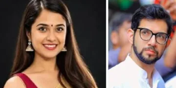 ദിഷ സാലിയന്‍ (ഇടത്ത്) ശിവസേന നേതാവ് ഉദ്ധവ് താക്കറെയുടെ മകന്‍ ആദിത്യ താക്കറെ (വലത്ത്)